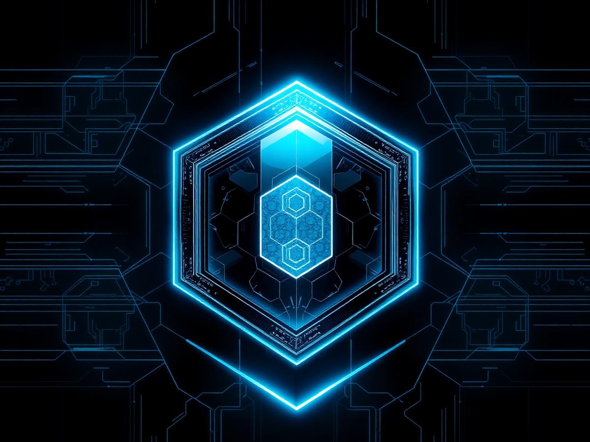 Layered hexagonal shield representing XYNEXI's patent-backed technical moat